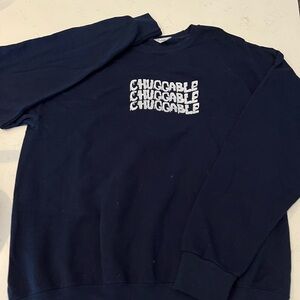 Navy Blue ‘Chuggable’ crewneck